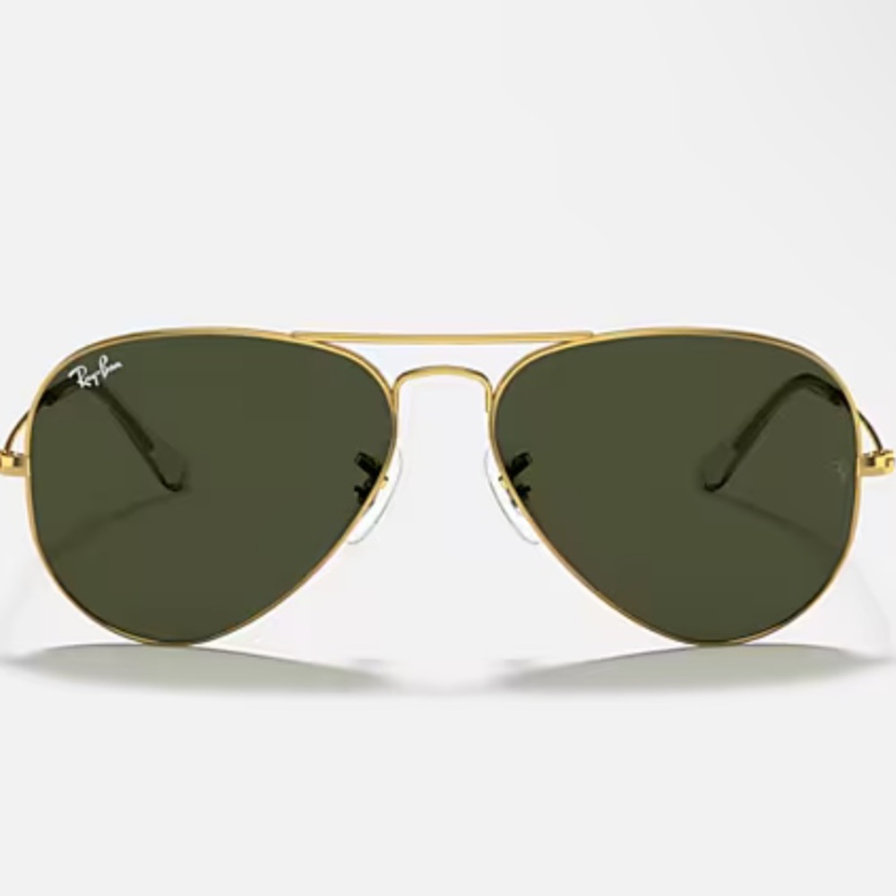 Ray-Ban Gold Aviator Sunglasses classic.Size L. New , no box